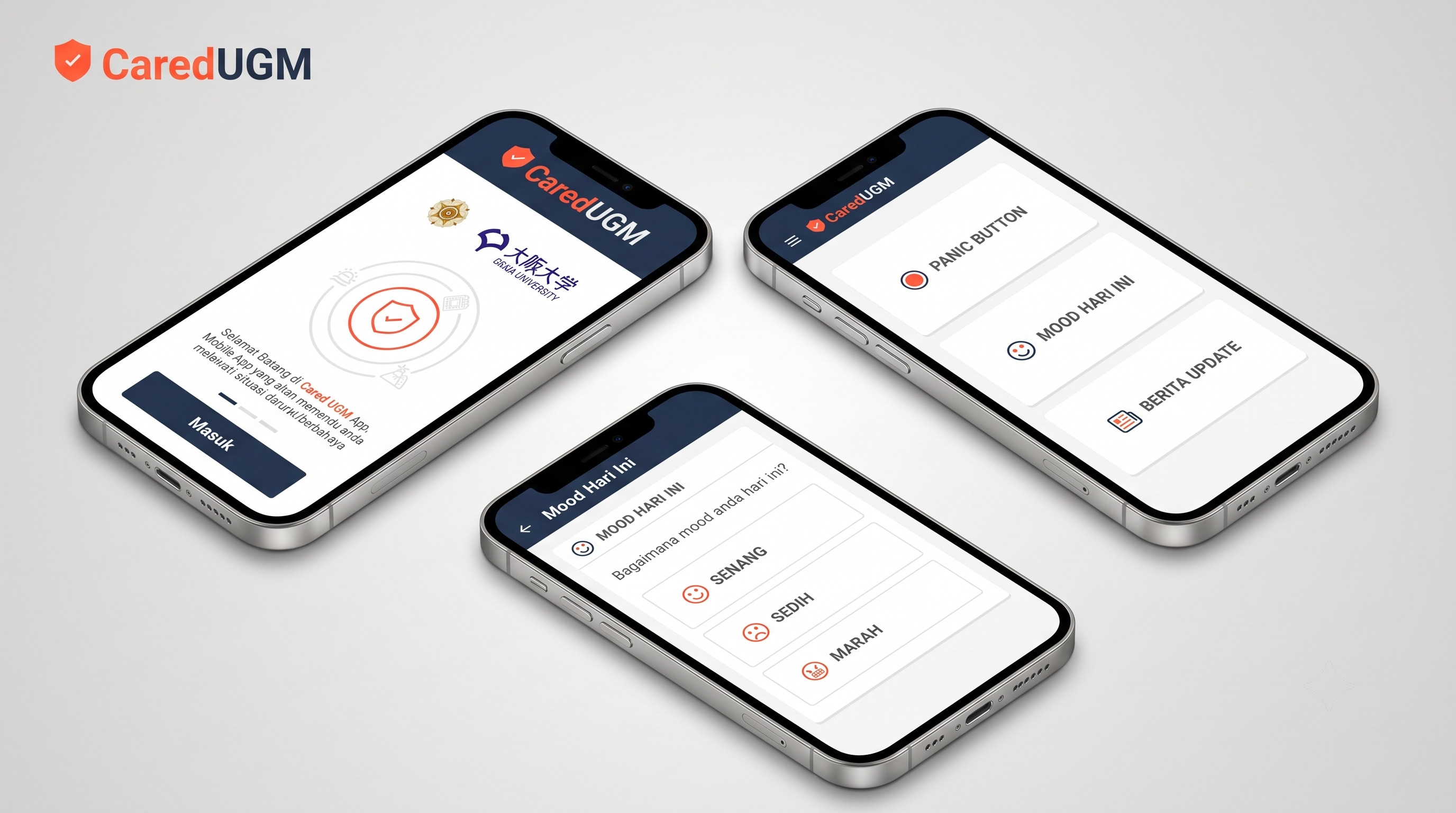 Cared UGM mobile app