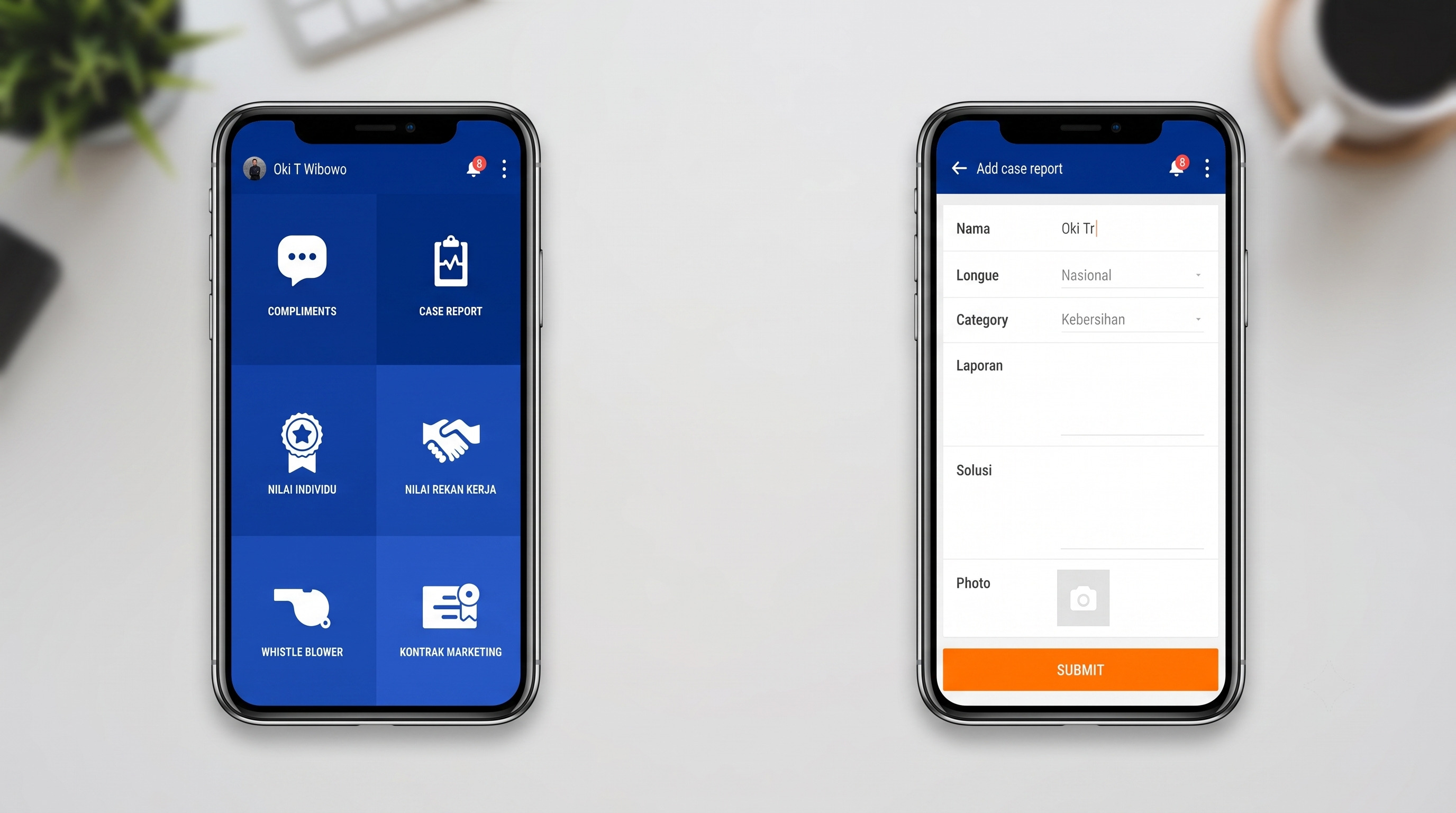 KPI Monitoring mobile app